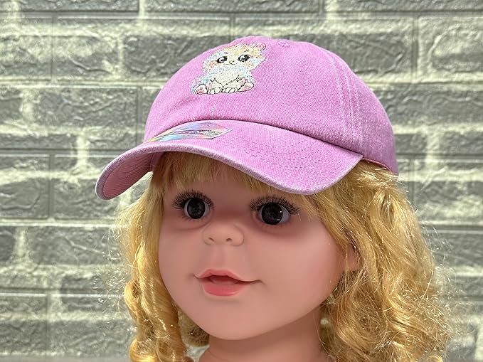 Adjustable Embroidered Animal Baseball Hat for Toddler Kid