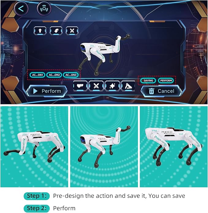 Smart Robot Dog for Kids, STEM Learning Robotic Pet with Remote & APP Control, 30+ Actions, Programmable Toy, Gift for Boys Girls Age 6-12 (Compatible with iOS/Android)