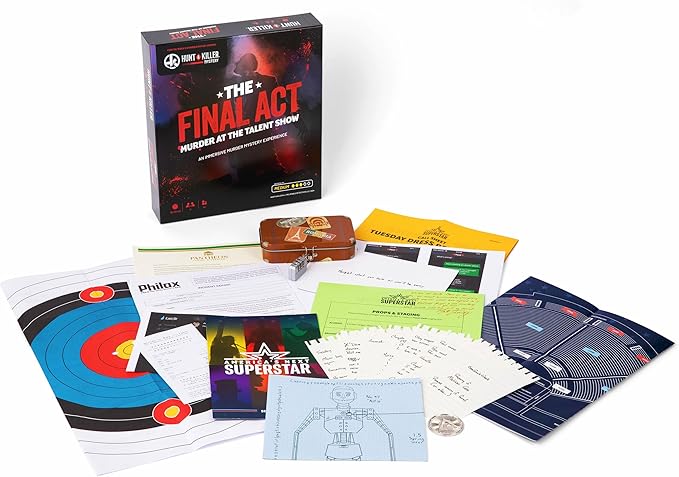 Hunt A Killer: The Final Act: Murder at The Talent Show, an Immersive True Crime Experience, for Fans of Criminal Minds, A Mystery Party Game for Adults Ideas