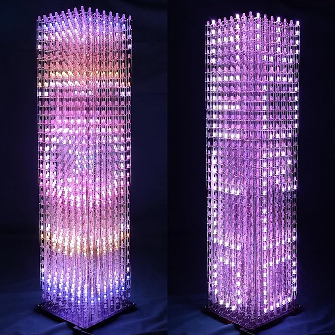 3D Led Cube Kit DIY Electronics Kit (8X8X32RGB-DIY-KIT)
