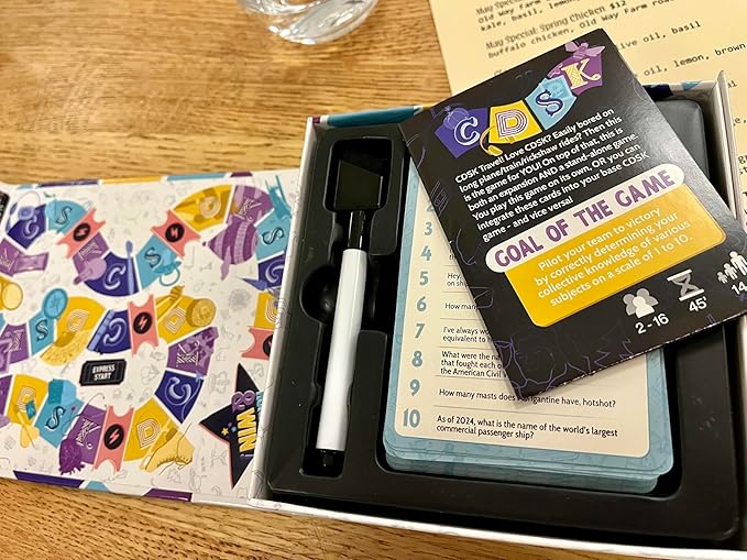 CDSK Travel | A Travel-Friendly Version of The Millennial Trivia Game | Over 800 New Questions | Ages 14+ | 2 to 16 Players | 45 Min