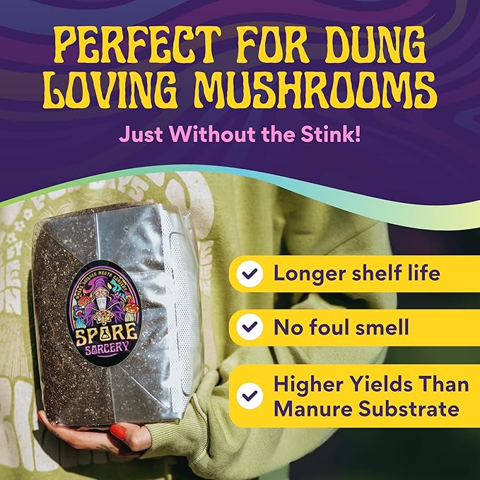 2 LB 2-Pack All-in-One Grow Bag: Up to 32oz of Mushrooms! Nutrient-Enhanced, Injection Port, Just Add Your Own Spores & Grow Like Magic (2 x 2 LB Bags)