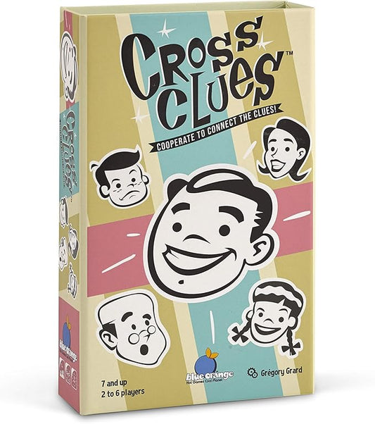 Blue Orange Games Cross Clues- New Cooperative Family Party Game for 2 to 6 Players. Recommended for Ages 7 and up
