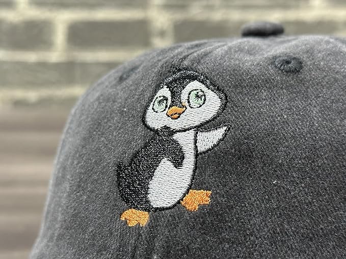 Adjustable Embroidered Animal Baseball Hat for Toddler Kid