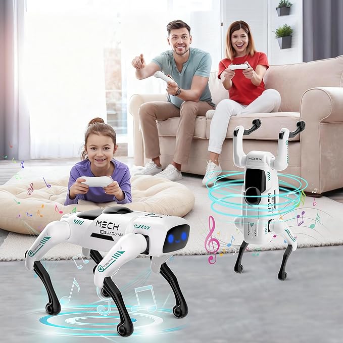Smart Robot Dog for Kids, STEM Learning Robotic Pet with Remote & APP Control, 30+ Actions, Programmable Toy, Gift for Boys Girls Age 6-12 (Compatible with iOS/Android)