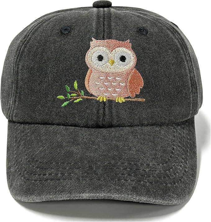 Adjustable Embroidered Animal Baseball Hat for Toddler Kid