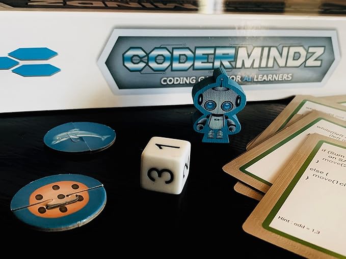 CoderMindz Coding Bundle - NBC Featured: First Ever Game for Boys and Girls Age 6+. Teaches Artificial Intelligence and Computer Programming Through Fun Robot and Neural Adventure!