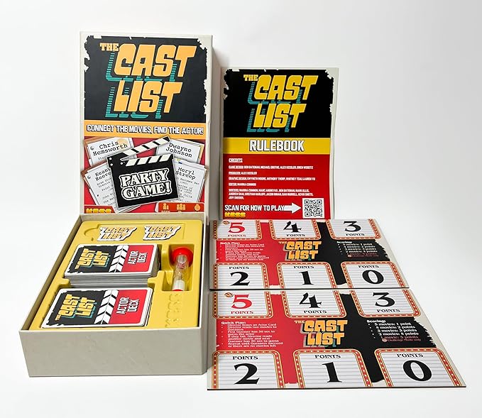 KESS The Cast List Trivia Game, Connect The Movies to find The Right Actor, Strategy and Movie Knowledge to get Ahead