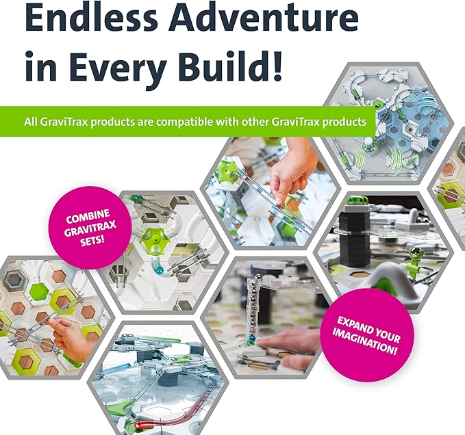 Ravensburger GraviTrax Starter Set - Gravity & Magnetic Marble Game - MESH Accredited STEM Toy for Kids - Brain-Building, Educational Gift - Engages Critical Thinking, Problem Solving - Ages 8+