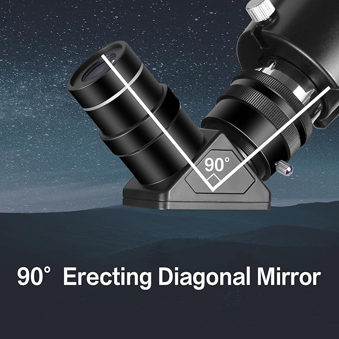 Telescope for Adults High Powered, 80mm Aperture 900mm Professional Refractor Telescope for Adults & Beginners, Compact and Portable Travel Telescopio with Carrying Bag and Designed Phone Adapter