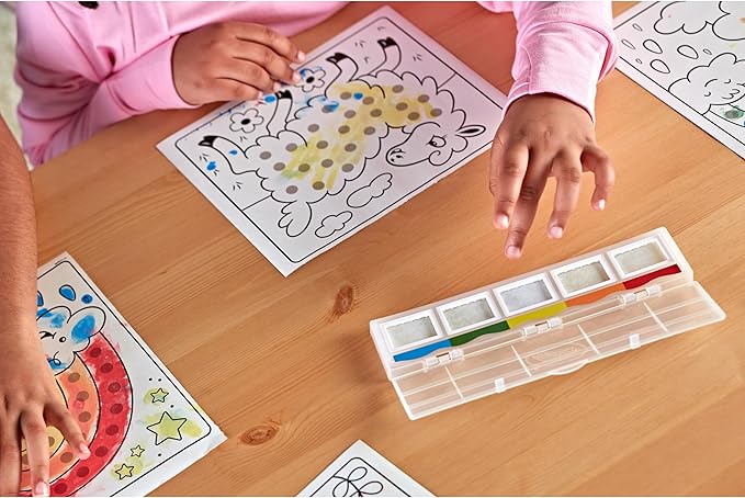 Crayola Color Wonder Mess Free Fingerprint Ink Painting Activity Set, Toddler Finger Painting Alternative, Stocking Stuffers for Kids, Holiday Gifts