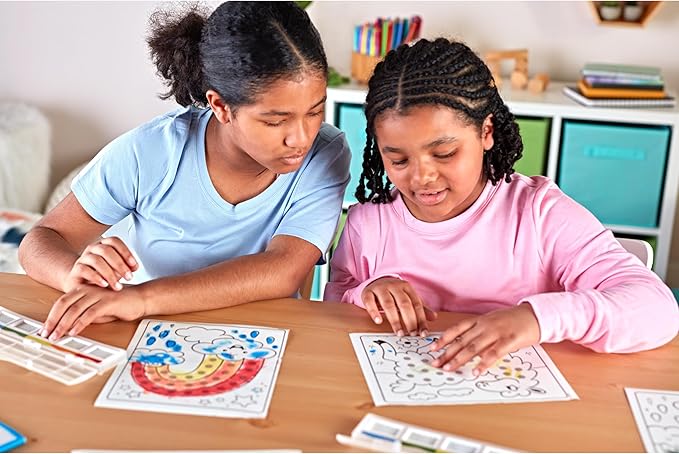 Crayola Color Wonder Mess Free Fingerprint Ink Painting Activity Set, Toddler Finger Painting Alternative, Stocking Stuffers for Kids, Holiday Gifts