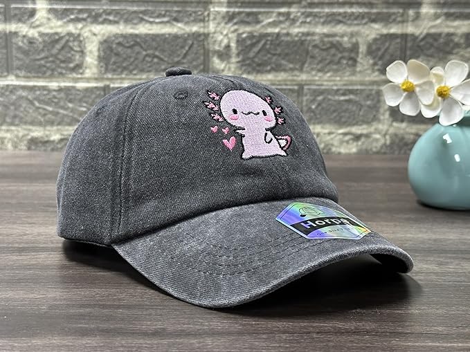 Adjustable Embroidered Animal Baseball Hat for Toddler Kid