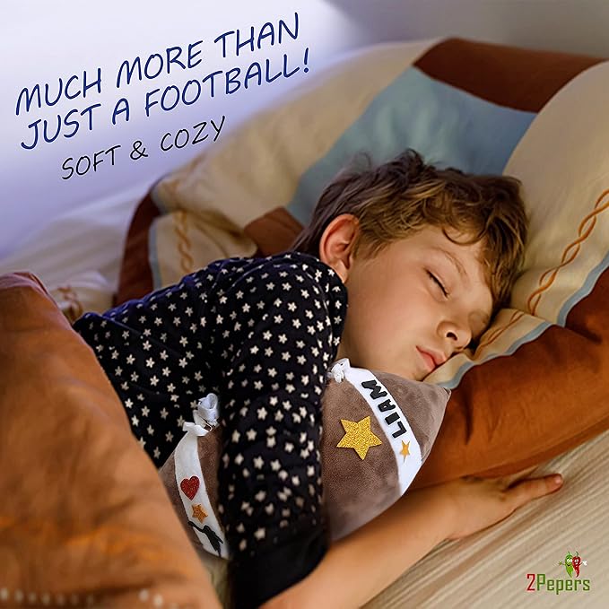 Make Your Own American Football Pillow, Football Gifts for Boys and Girls Ages 3 4 5 6 7 8 9 10 Years and Up, DIY Arts and Crafts Kit for Kids, Sports Present, Boys Toys