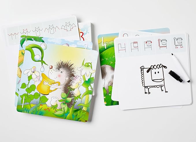 Learning Activity - Drawing with Numbers Educational Game, Perfect for Kids, Preschoolers Who Love Toys, Art and Craft Activities, Gifts for Girls and Boys Ages 3, 4, 5, 6