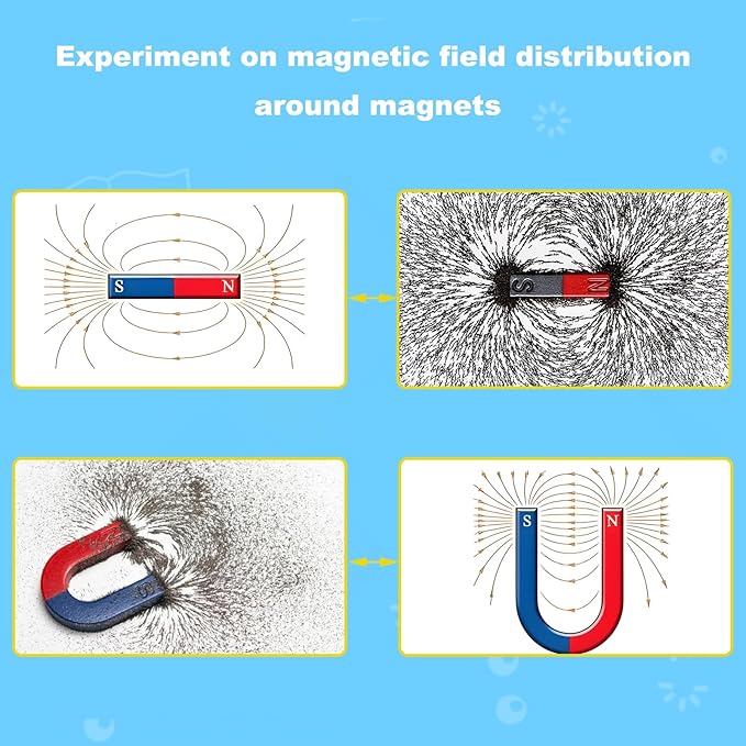 Large Science Lab Magnet Kit Physics Electromagnet Experiment Set for School Education Science Experiment Tools Teacher Supply