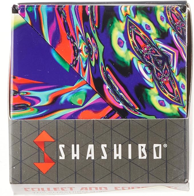 SHASHIBO Shape Shifting Box - Award-Winning Fidget Toy w/ 36 Rare Earth Magnets - Fidget Cube Transforms Into Over 70 Shapes, Sensory Toy Gift for Kids, Teens, and Adults (Chaos)