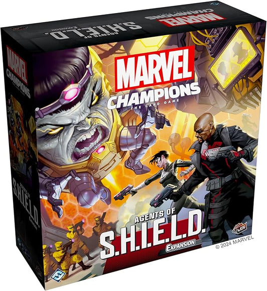 Marvel Champions The Card Game Agents of S.H.I.E.L.D. Campaign Expansion - Cooperative Strategy Game for Kids & Adults, Ages 14+, 1-4 Players, 45-90 Min Playtime, Made by Fantasy Flight Games