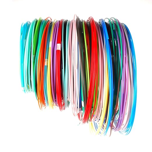 3D Pen PLA Filament Refills 1.75mm, 16 Colors, 10 Foot per Color, Total 160 Foot