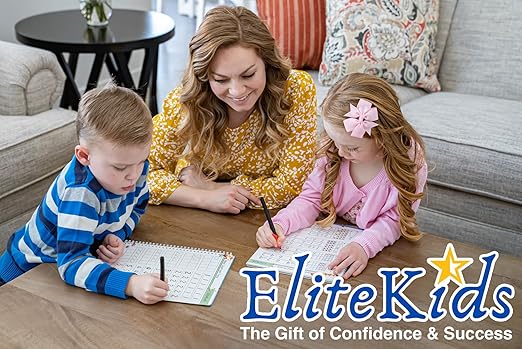 Magic Practice Copybook 6 Workbooks with Disappearing Ink Pens, Reusable Handwriting Practice for Kids, Calligraphy Practice Letter Tracing Books for Kids ages 3-5 (8.7×6.9in)