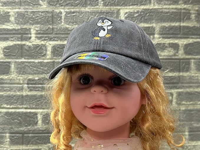 Adjustable Embroidered Animal Baseball Hat for Toddler Kid