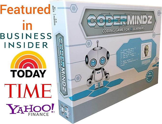 CoderMindz Coding Bundle - NBC Featured: First Ever Game for Boys and Girls Age 6+. Teaches Artificial Intelligence and Computer Programming Through Fun Robot and Neural Adventure!