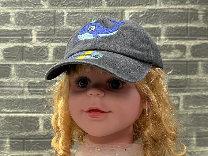 Adjustable Embroidered Animal Baseball Hat for Toddler Kid