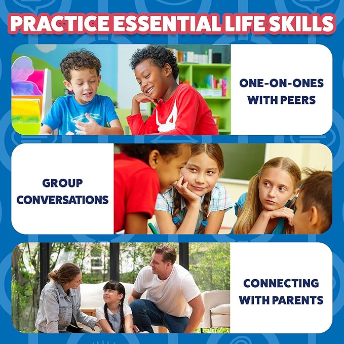 ThinkPsych Chat Chains Expansion Pack | Social Skills Games | Therapy Games for Teens and Kids | Ages 8-99 | Therapy Conversation Cards | 15 Mins Playtime