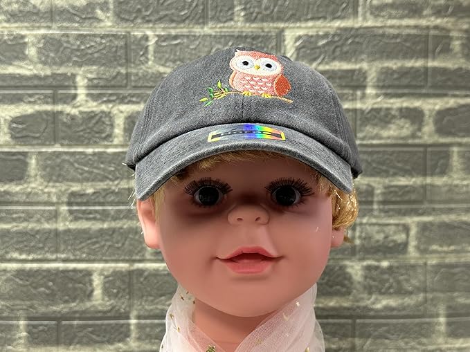 Adjustable Embroidered Animal Baseball Hat for Toddler Kid