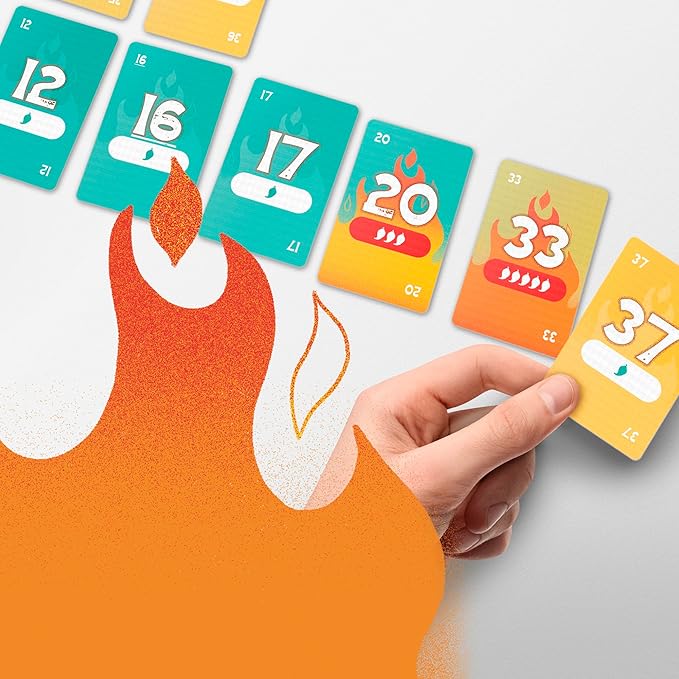 Beat The Heat Game | Family Party Card Game for Kids and Adults | Ages 8+ | 2 to 10 Players | 20 Mins. | Easy to Learn Strategy Card Games for Groups | Christmas Stocking Stuffers