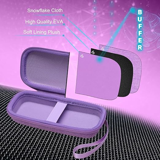 XANAD 3D Pen Case Compatible with 3Doodler Start+ Essentials/Scrib3D P1 Advanced/MYNT3D 3D Printing Pen for Kids, Purple