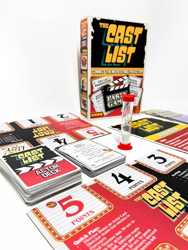 KESS The Cast List Trivia Game, Connect The Movies to find The Right Actor, Strategy and Movie Knowledge to get Ahead