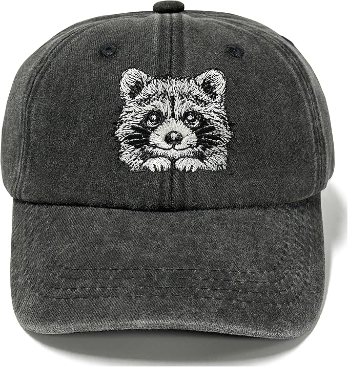 Adjustable Embroidered Animal Baseball Hat for Toddler Kid