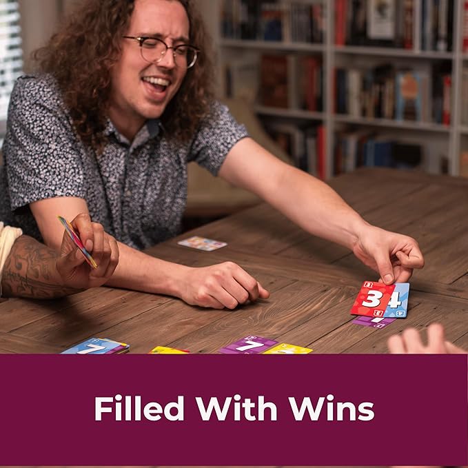 Fireside Games Ultimatch Cooperative Card Game Easy to Learn by Matching Colors & Numbers - Addictive Fun for Kids Teens and Adults Ages 10 and up - 1 to 5 Players Great for Family Game Night