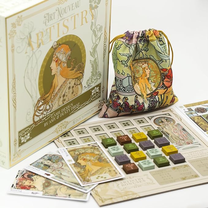 Artistry Board Game | Family Strategy Game | Ages 8+ | for 1-4 Players | Average Playtime 30-40 mins | Perfect for Family Game Night