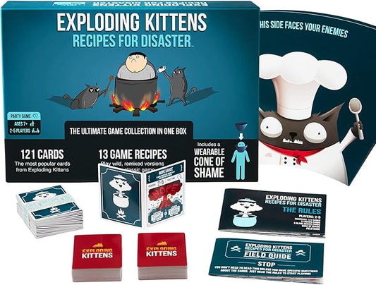 Exploding Kittens Recipes for Disaster 2-5 Players - Ages 7+ - Party & Family Card Game for Kids & Adults