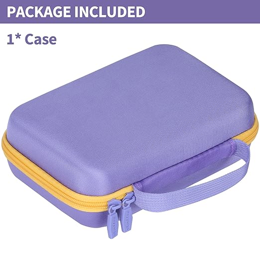 Case Compatible with SCRIB3D P1 Advanced / 3Doodler PRO / 3Doodler Flow / MYNT3D Super Professional Printing / PIKA3D PRO 3D Printing Pen (Lilac + Yellow)