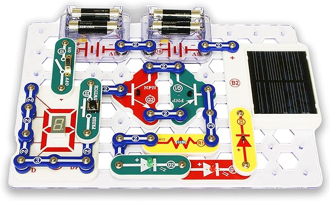 Snap Circuits Extreme SC-750R Electronics Exploration Kit + Student Training Program with Student Study Guide | Perfect for STEM Curriculum