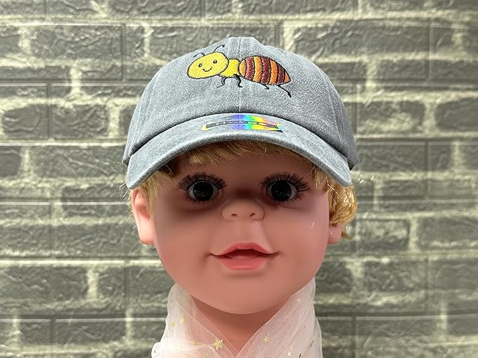 Adjustable Embroidered Animal Baseball Hat for Toddler Kid