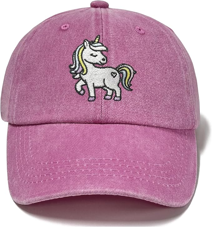Adjustable Embroidered Animal Baseball Hat for Toddler Kid