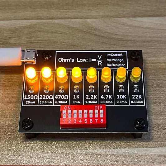 Soldering Practice Kit DIY Practical Electronic Circuit Project Resistor Training Board for Beginners