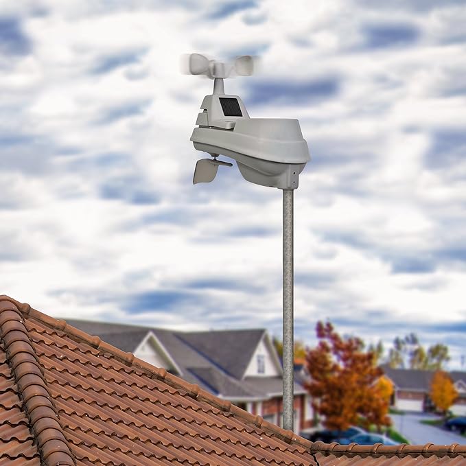 AcuRite 01517RM Wireless Weather Station with 5-in-1 Weather Sensor: Temperature and Humidity Gauge, Rainfall, Wind Speed and Wind Direction