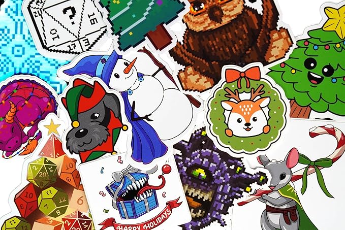 1985 Games Holiday Mystery Dice Bag – Unique DND Gifts for Role Playing Tabletop Games, Pack of 1