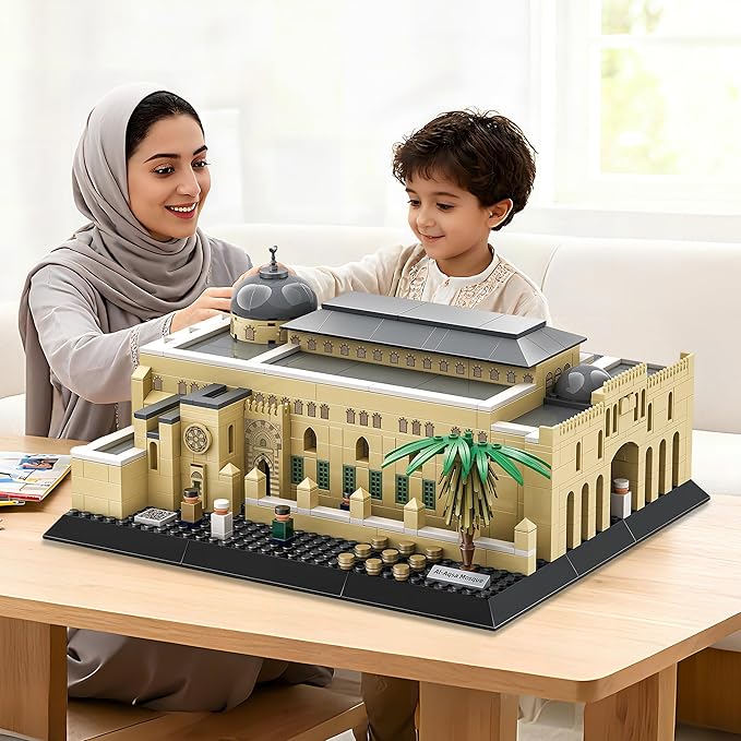 AL-AQSA Mosque Building Blocks Sets Architecture Model Toys Eid Gift for Muslim Adutls Teens 768 PCS