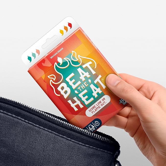 Beat The Heat Game | Family Party Card Game for Kids and Adults | Ages 8+ | 2 to 10 Players | 20 Mins. | Easy to Learn Strategy Card Games for Groups | Christmas Stocking Stuffers