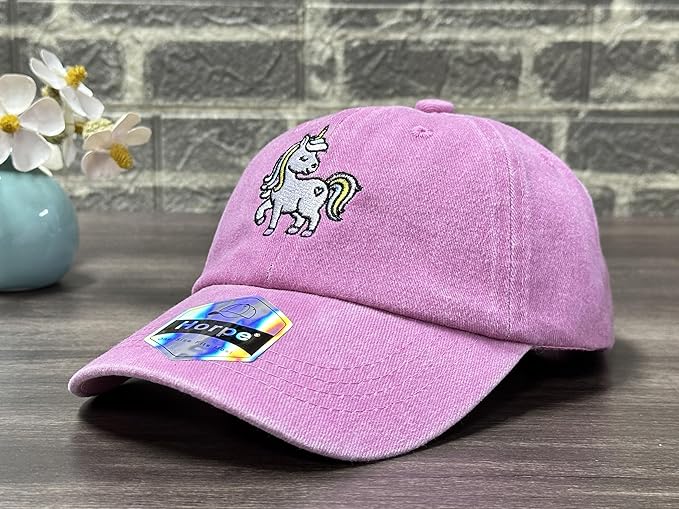 Adjustable Embroidered Animal Baseball Hat for Toddler Kid
