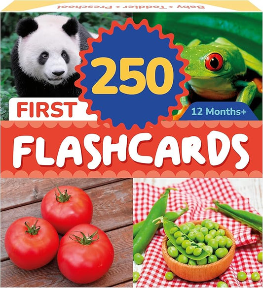 Flash Cards for Toddlers 1–3 with Rings,250 Double-Sided Cards,500 Words–1 Year Old Girl & Boy Gifts – Toddler Flash Cards–Learning & Educational Toys for 1+ Year Old, Montessori Toys for 2 Year Olds