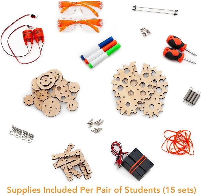 Catalyst Class Pack and Cabinet | Engineering for Students | Screen-Free Inventions | STEM Challenges and Curriculum | 10 Plus Projects for Kids 8 to 12 | Learn Electronics and Science