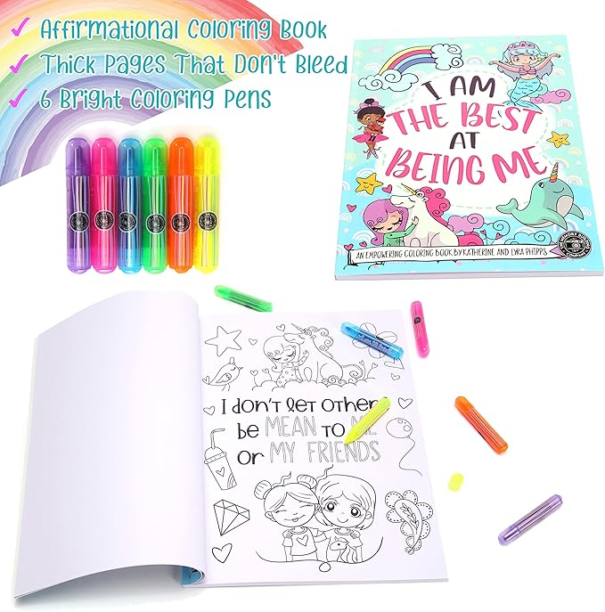 The Memory Building Company Kids Unicorn Princess Surprise Box for Girls & Boys, Includes Plush Toy, Coloring Book + Markers, Jewelry, Horn Headband, Birthday Activity Set for Ages 6 & Up