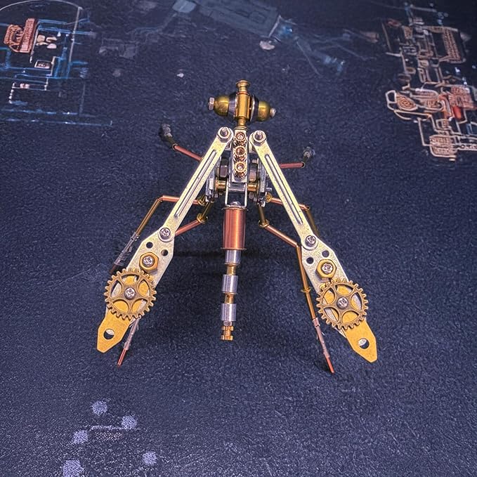 3D Metal Model Kits Mechanical Mosquito Steampunk,Metal Building DIY Projects Insect Bug Hobby Kit Arts and Crafts Sets, Birthday Gift Ideas(Mechanical Mosquito Y)